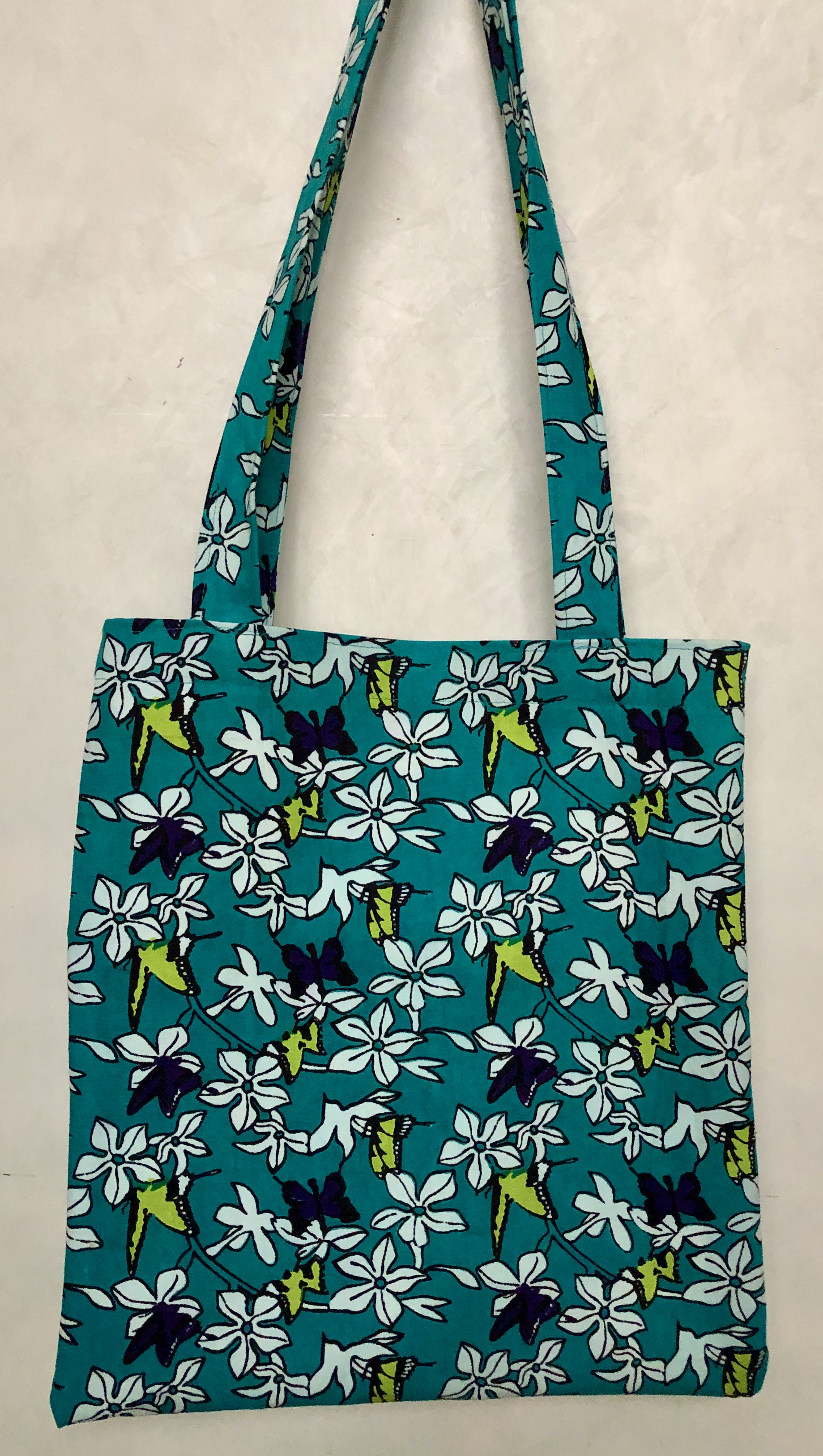 Tote bag en toile imprimé Papillons