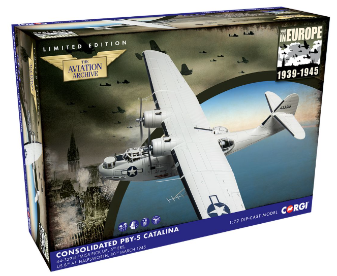Corgi AA36113 Consolidated OA-10A Catalina 'Miss Pick Up' - 443 915 - (RRP £149.99)