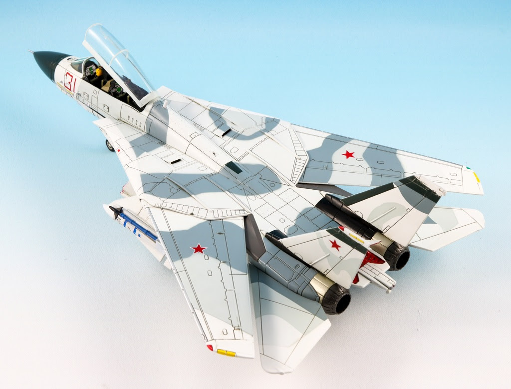 Calibre Wings CA72TP01-W Grumman F-14A Red 31 Tomcatsky (Panel washed version)
