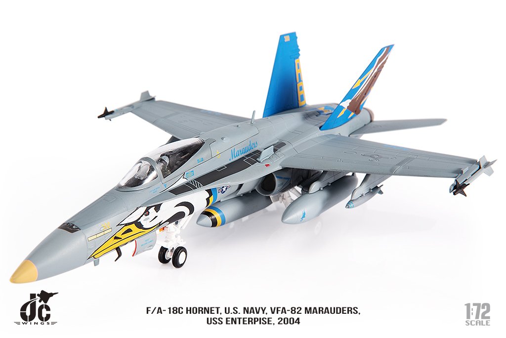 JCW72F18014   McDonnell Douglas F/A-18C Hornet US Navy VFA-82 Marauders  USS Enterprise 2004