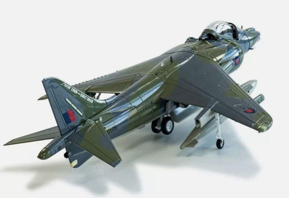 Corgi AA29302 BAe Harrier GR9A ZG506/P77 'Ninja 1' RAF Cottesmore Retirement Scheme