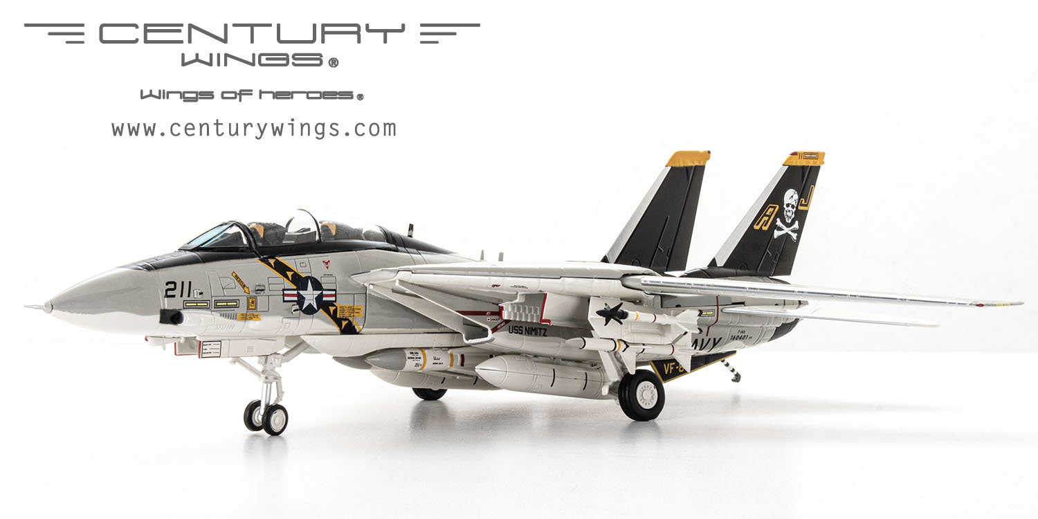 Century Wings CW001649 Grumman F-14A Tomcat, USN VF-84 Jolly Rogers, AJ211, USS Nimitz, 1978