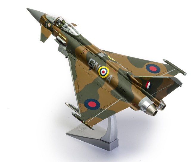 Corgi AA29001 Eurofighter Typhoon FGR.4, ZK349 GN-A, Flt. Lt. Ben Westoby-Brooks, RAF No.29(R) Squadron, Battle of Britain 75th Anniversary commemorative scheme, Typhoon Display Team