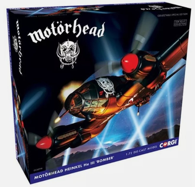 Corgi CC33719 Motörhead Heinkel He III - 'Bomber' - 1/72 Scale aircraft