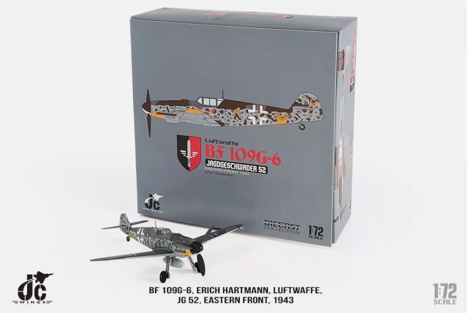 JC Wings JCW72BF109001 JC Wings BF 109G-6 Erich Hartmann Luftwaffe JG52 Eastern Front 43