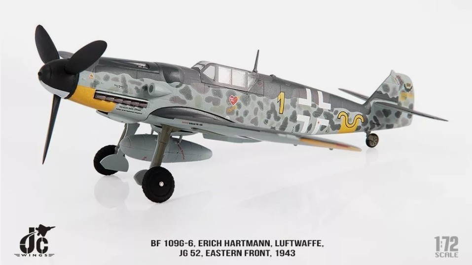 JC Wings JCW72BF109001 JC Wings BF 109G-6 Erich Hartmann Luftwaffe JG52 Eastern Front 43