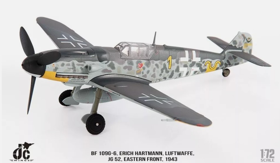 JC Wings JCW72BF109001 JC Wings BF 109G-6 Erich Hartmann Luftwaffe JG52 Eastern Front 43