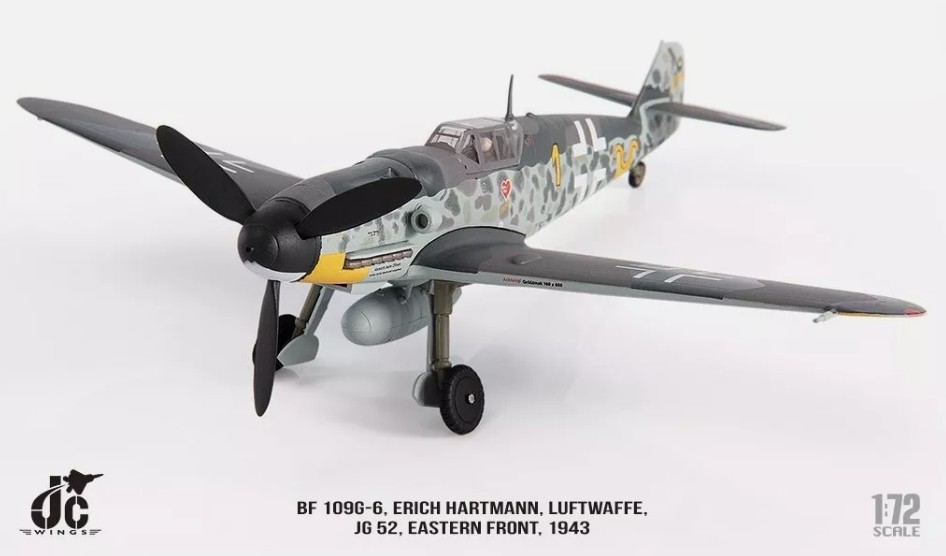 JC Wings JCW72BF109001 JC Wings BF 109G-6 Erich Hartmann Luftwaffe JG52 Eastern Front 43