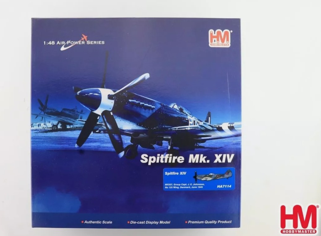 Hobby Master HA7114 - Spitfire XIV MV257, Group Capt. J. E. Johnsson, No 125 Wing, Denmark, June 1945