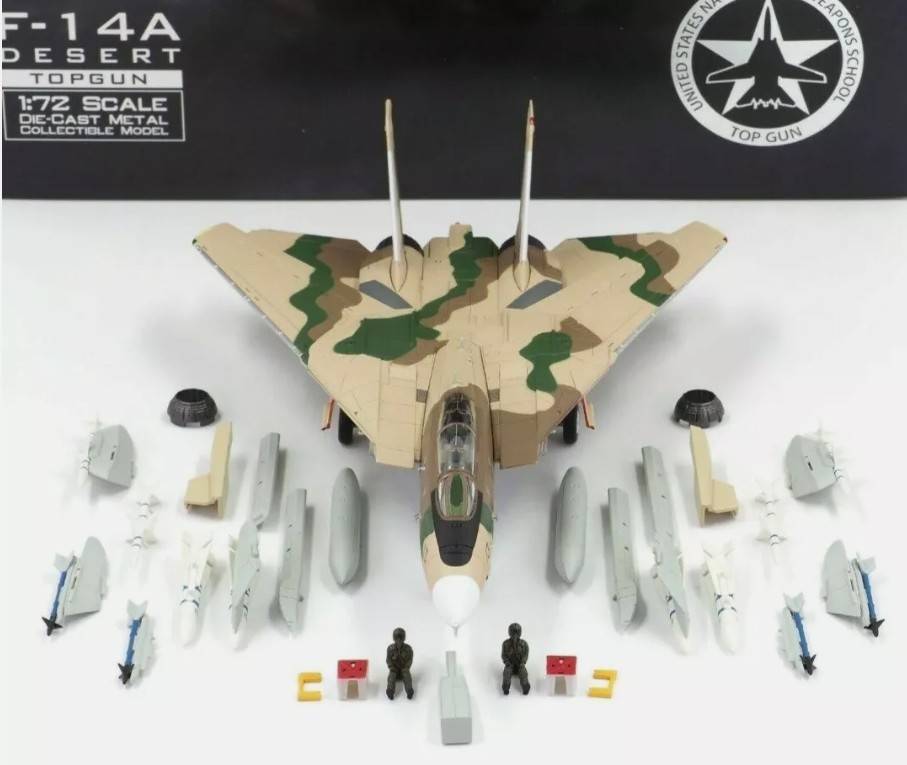 Calibre Wings CA72TP05 Grumman F-14A Tomcat NFWS/NSAWC TopGun Desert Buno 160913