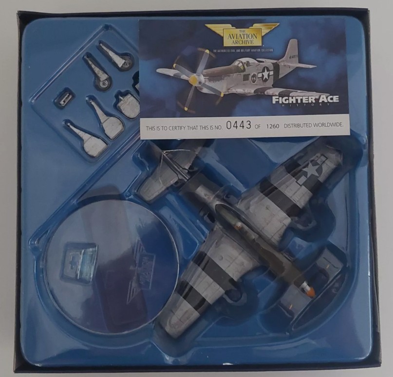 Corgi US32221 P-51D Mustang 15-44-14978, Maj. Walker "Bud" Mahurin, CO, 3rd ACS