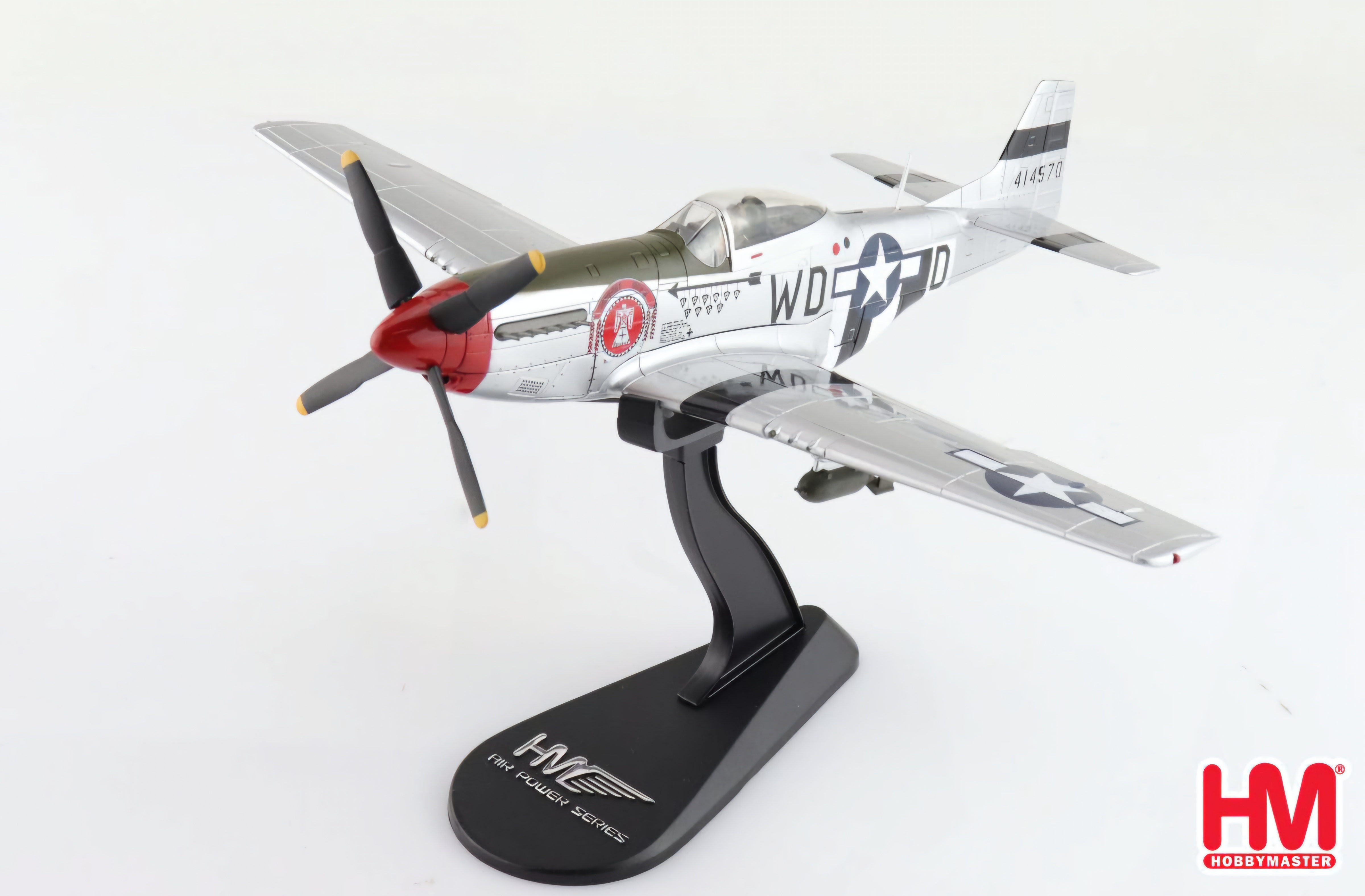Hobby Master HA7750 P-51D Mustang 335 FS/4 FG “Captain Ted Lines”