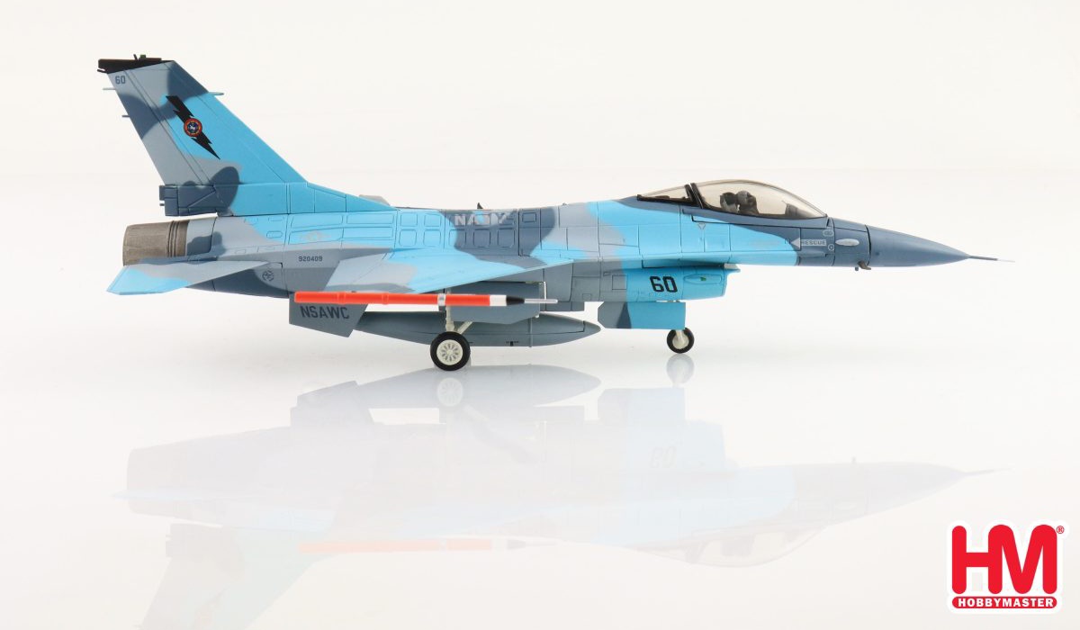 Hobby Master HA38018 Lockheed F-16A “NSAWC Adversary” 920409/60, US Navy, 2006 to 2008