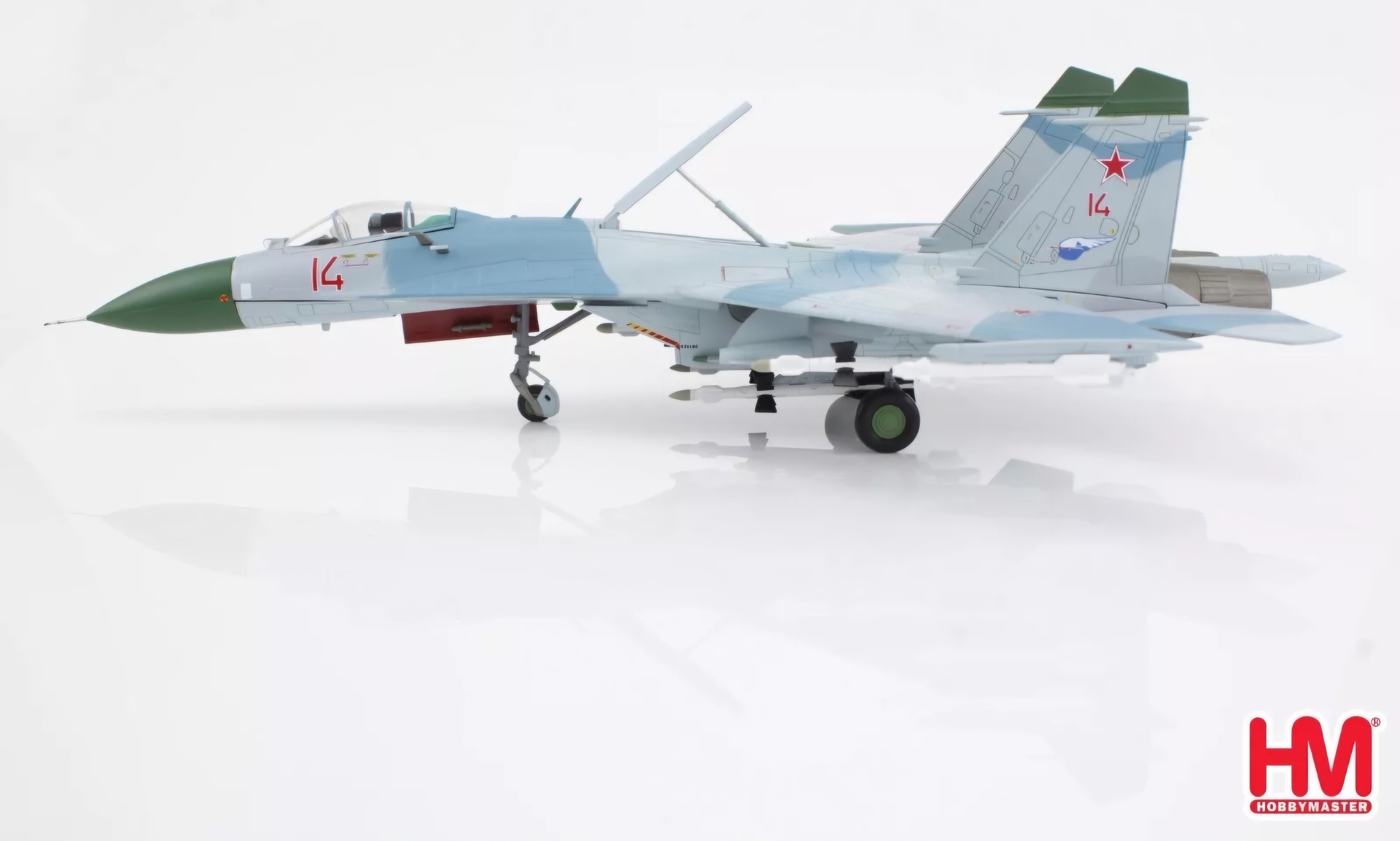 Hobby Master HA6020 Sukhoi Su-27 Flanker-B Russian Air Force, Red 14, 1990