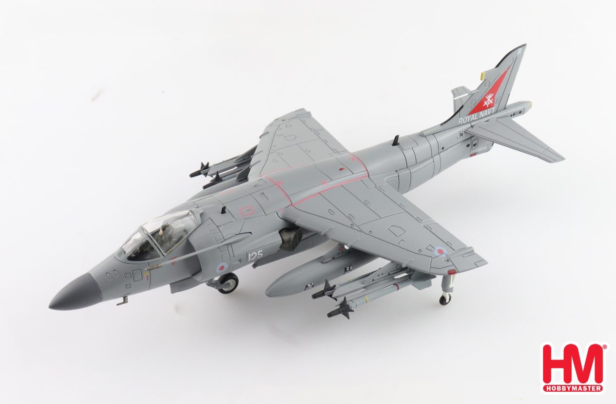 Hobby Master HA4107 Sea Harrier FA.2 ZH804, Royal Navy, Fairford 2002 (w/ Sea Eagle missiles)