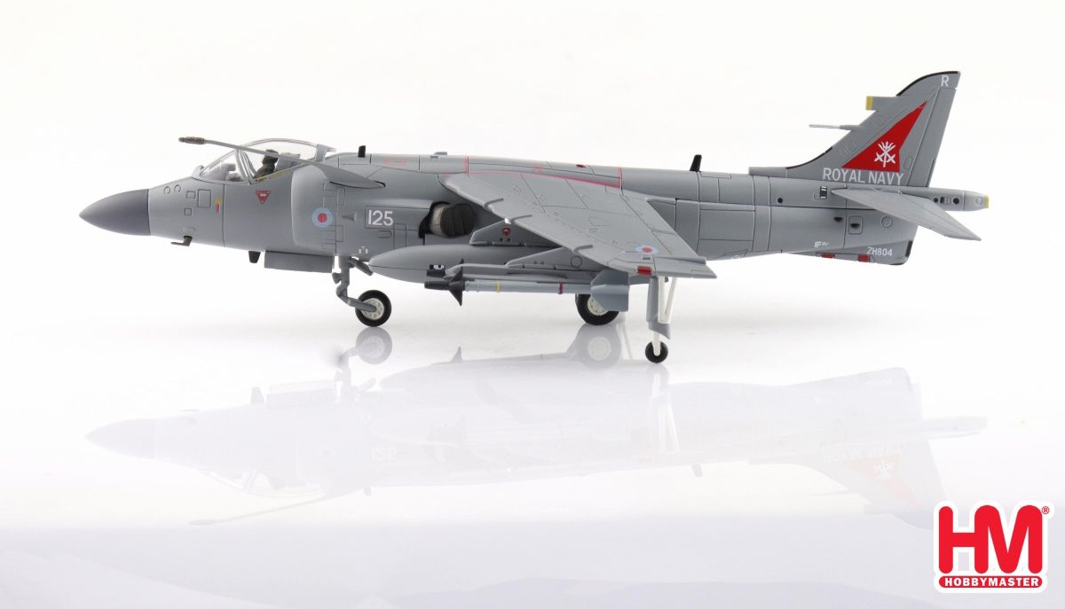 Hobby Master HA4107 Sea Harrier FA.2 ZH804, Royal Navy, Fairford 2002 (w/ Sea Eagle missiles)