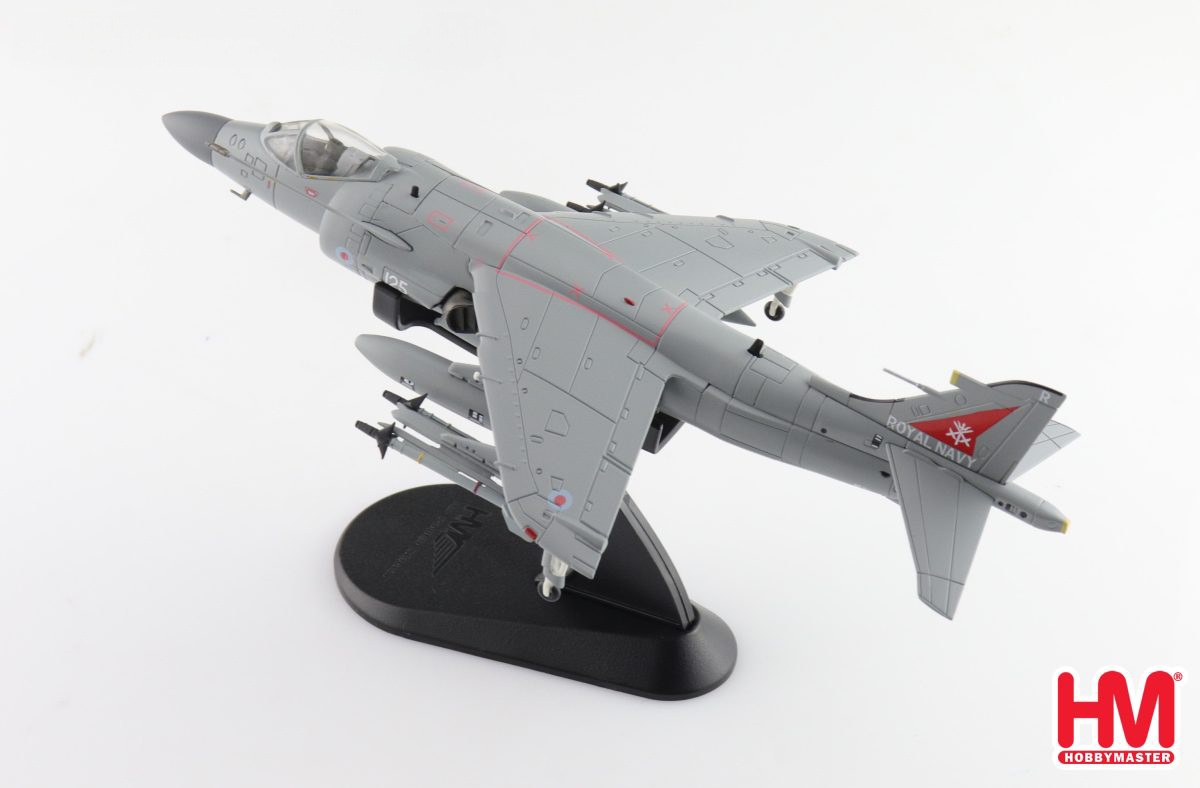 Hobby Master HA4107 Sea Harrier FA.2 ZH804, Royal Navy, Fairford 2002 (w/ Sea Eagle missiles)