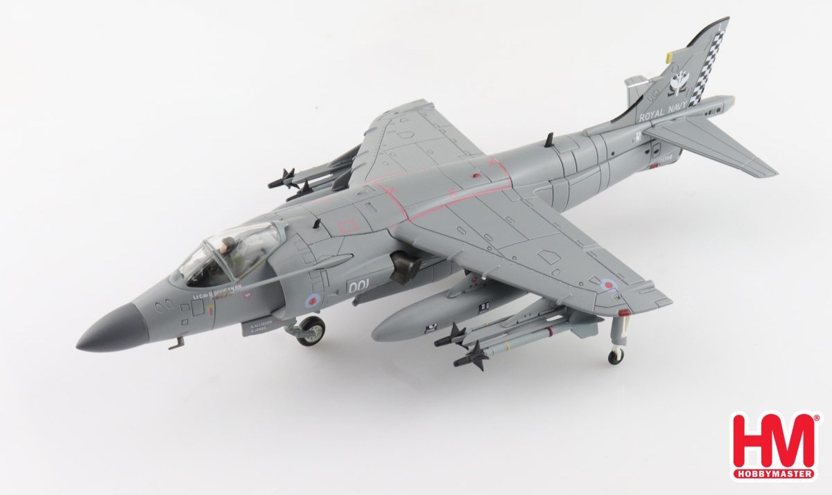 Hobby Master HA4108 Sea Harrier FA.2 ZH796, Royal Navy, 2018 (w/ Sea Eagle missiles)