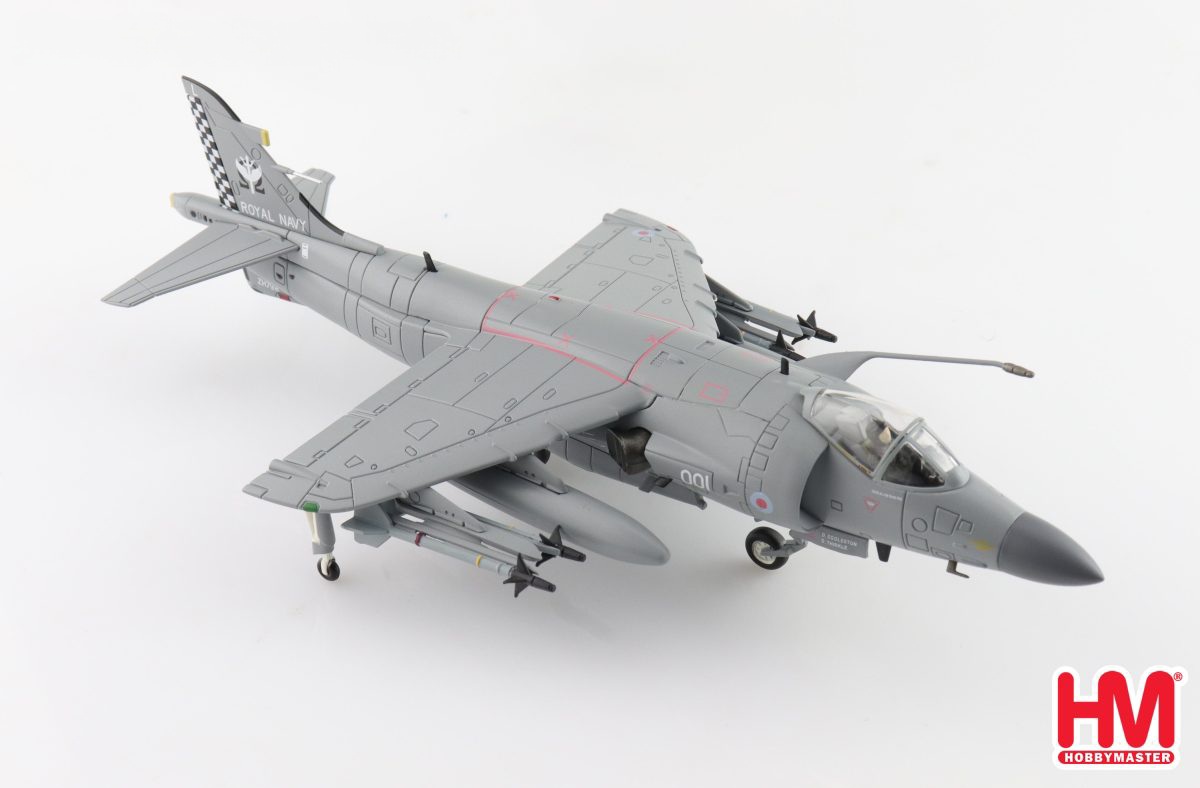Hobby Master HA4108 Sea Harrier FA.2 ZH796, Royal Navy, 2018 (w/ Sea Eagle missiles)