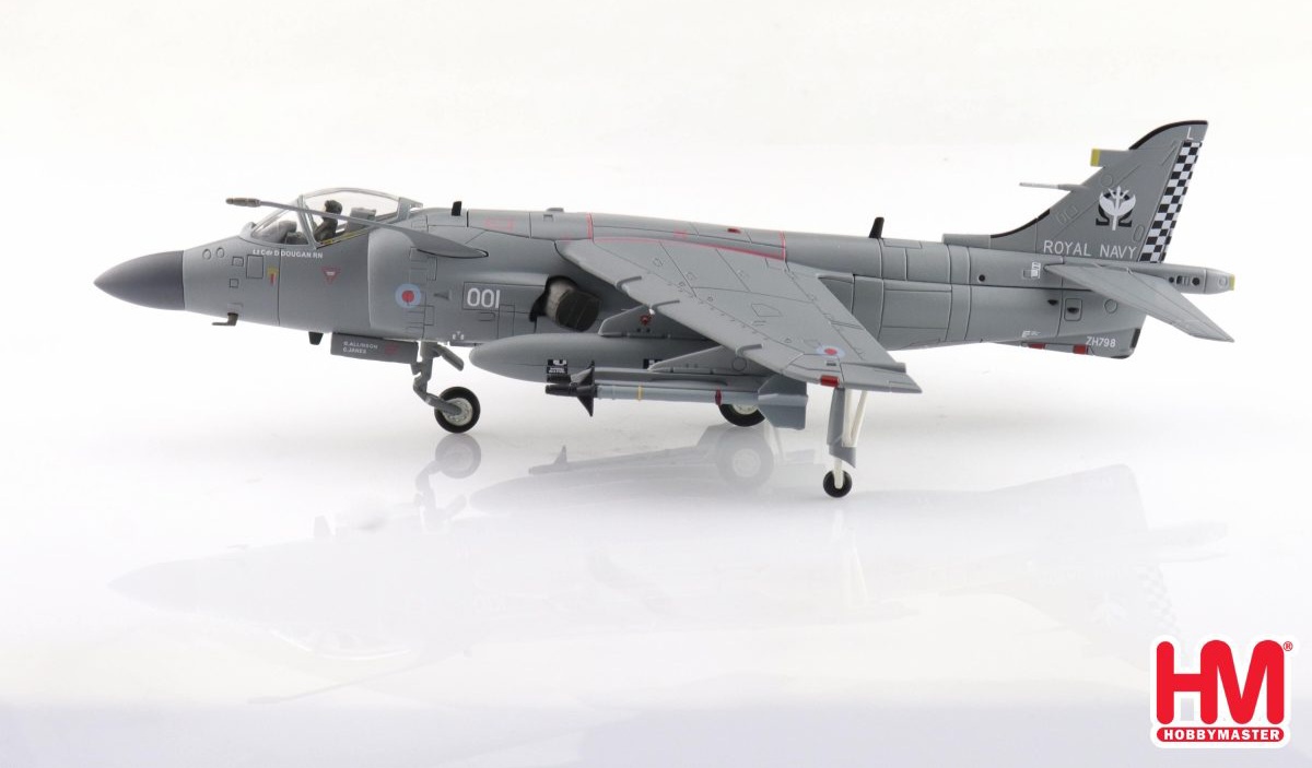 Hobby Master HA4108 Sea Harrier FA.2 ZH796, Royal Navy, 2018 (w/ Sea Eagle missiles)