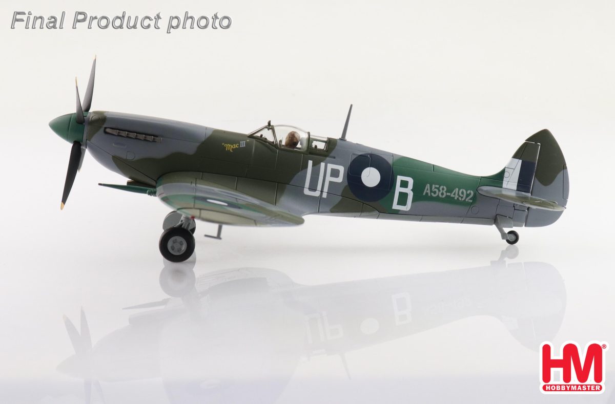 Hobby Master HA8327 Spitfire MK.VIII “Mac III” UP-B/A58-492, RAAF - 1/48 Scale - RRP £93.99