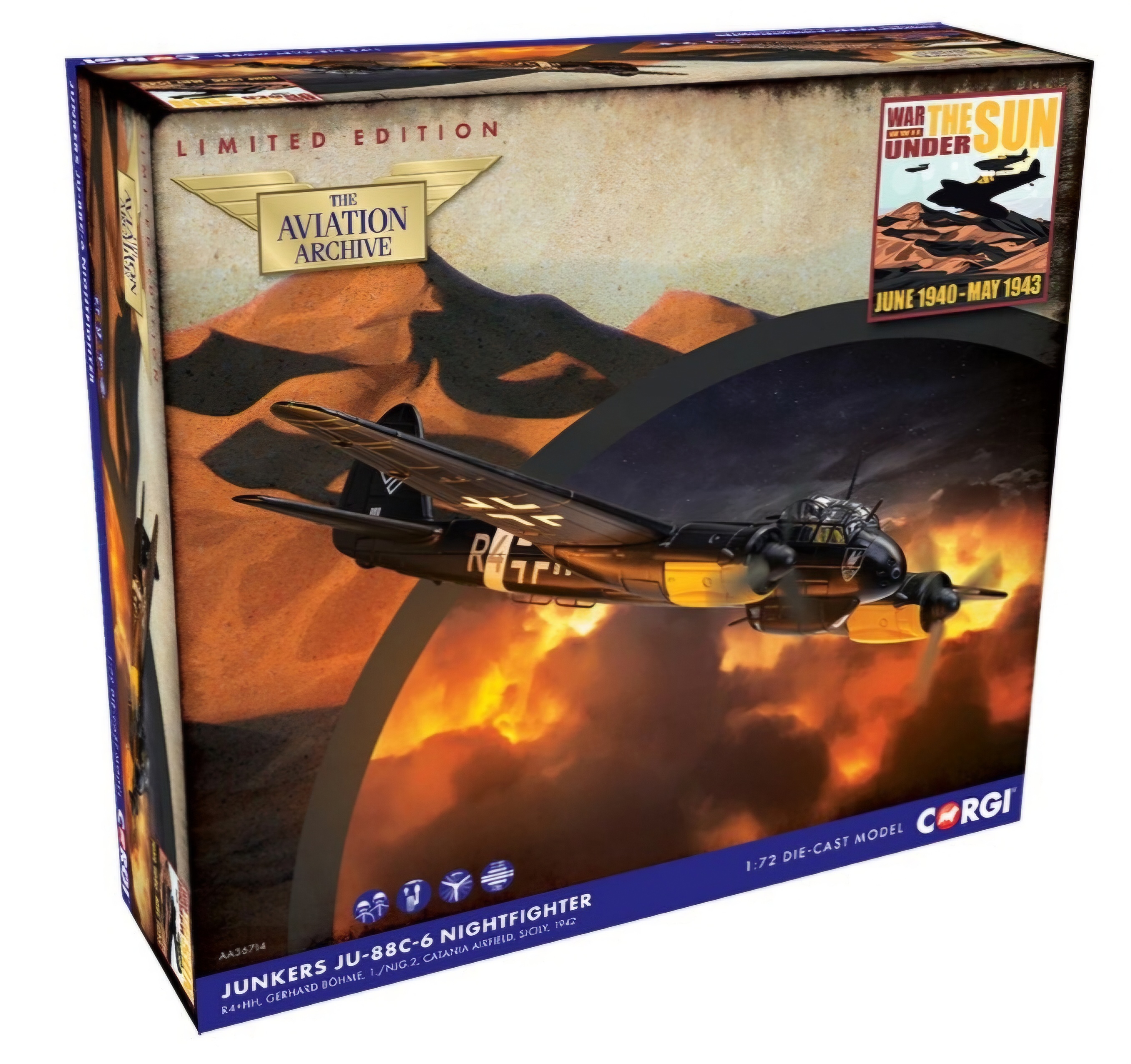 Corgi AA36714 Junkers Ju-88C-6 - NJG 2 - Nightfighter Operations  RRP £89.99