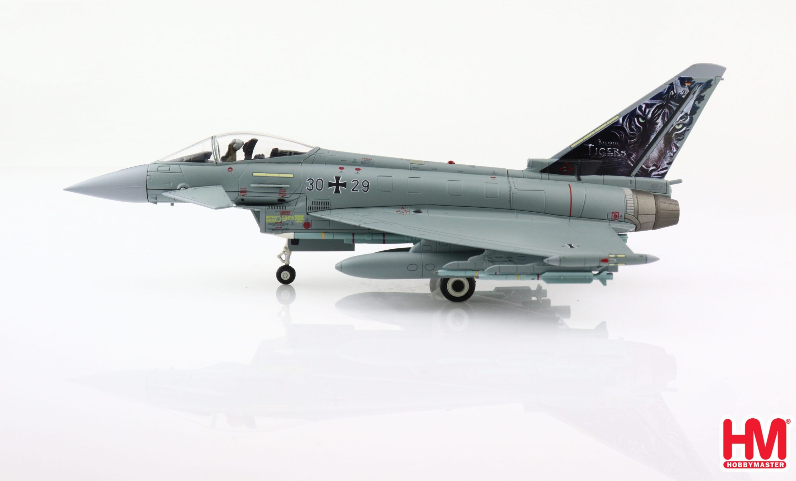 Hobby Master HA6652 Eurofighter Typhoon “Bavarian Tigers” 30+29, JG 74, Neurburg Air Base, 2013 - RRP £101.99