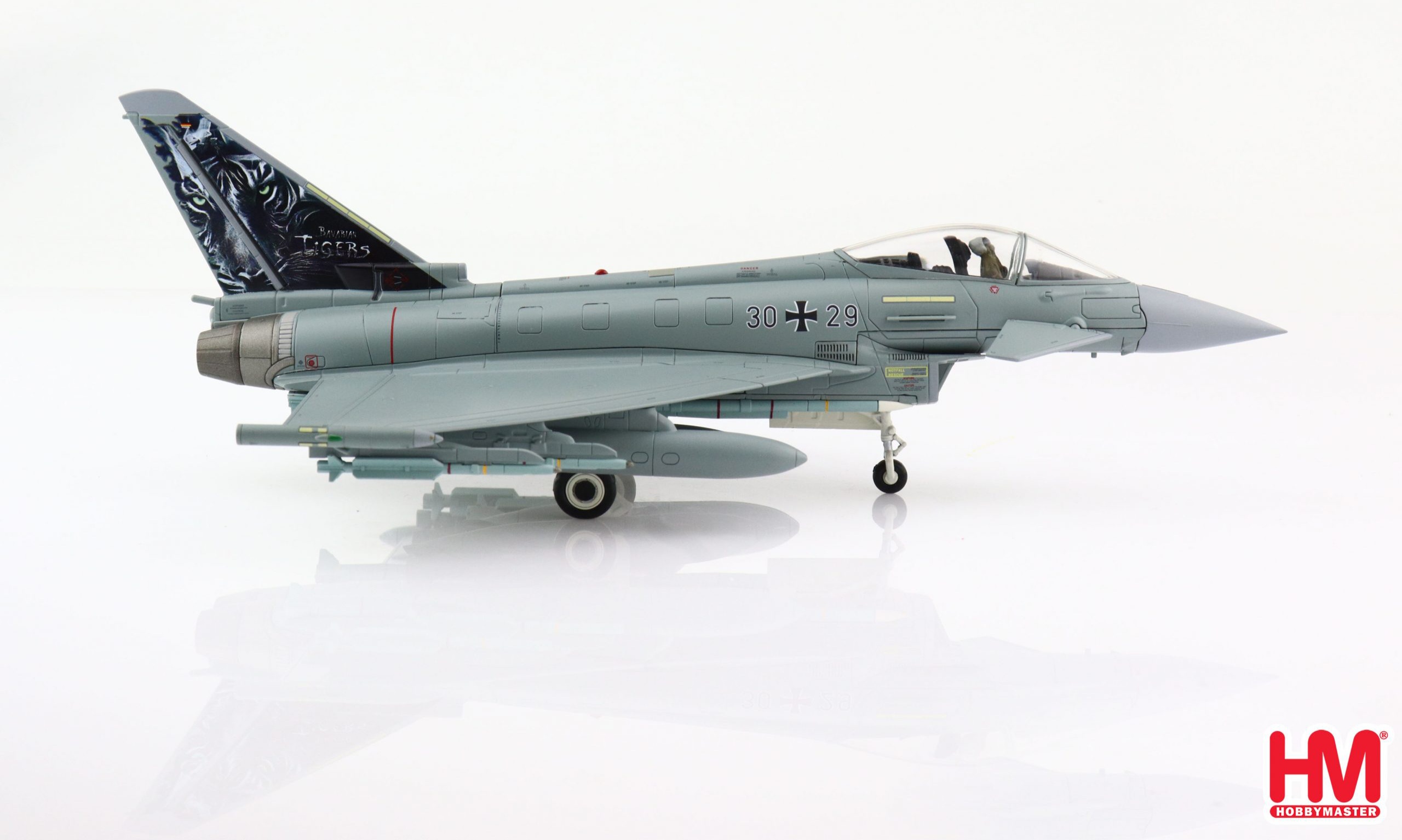 Hobby Master HA6652 Eurofighter Typhoon “Bavarian Tigers” 30+29, JG 74, Neurburg Air Base, 2013 - RRP £101.99