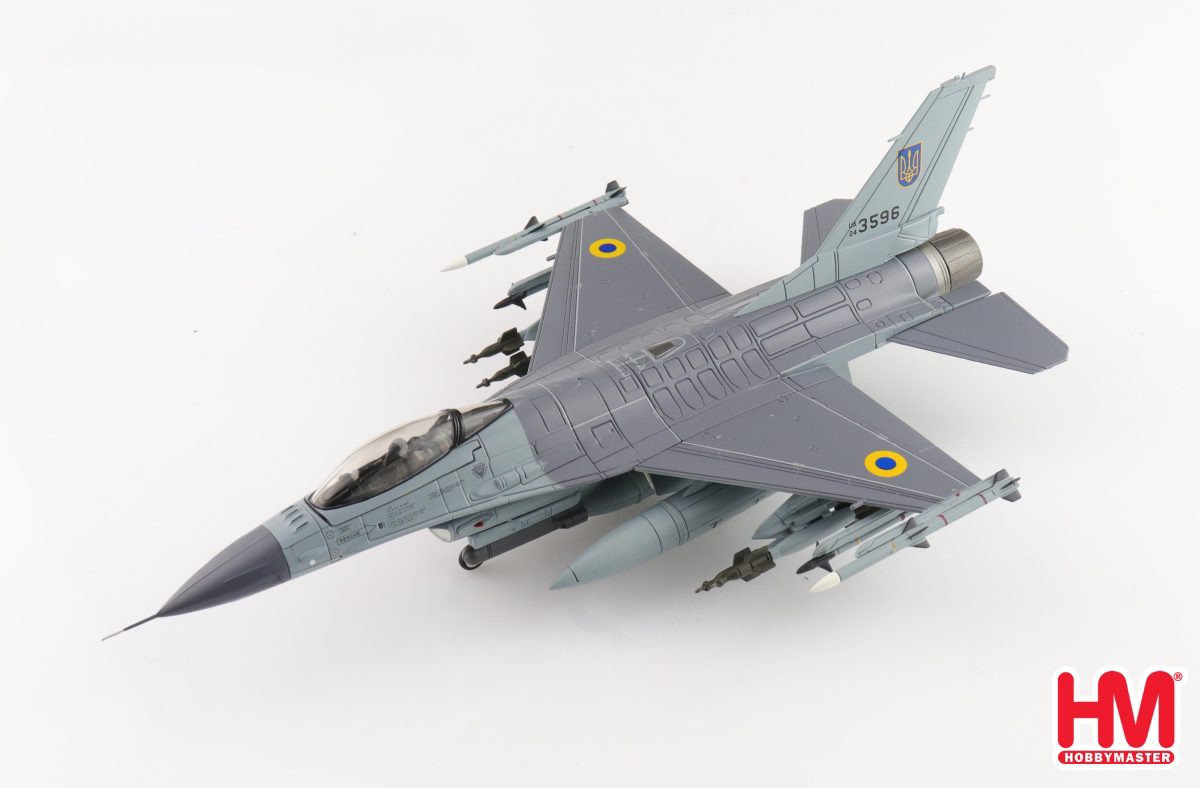 Hobby Master HA38047 Lockheed F-16AM Ukrainian Air Force UA24-3596, Ukraine, August 2024 (with PIDS+ systems) - RRP £97.99