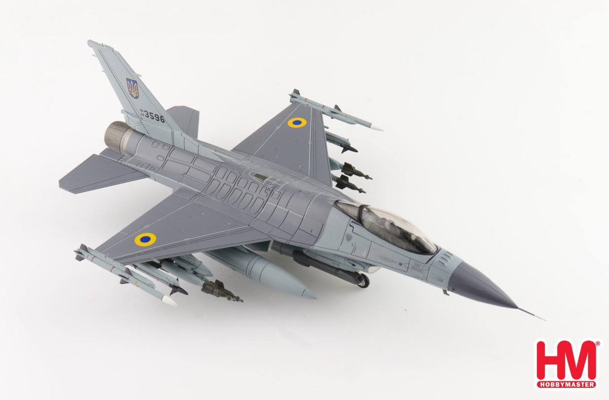 Hobby Master HA38047 Lockheed F-16AM Ukrainian Air Force UA24-3596, Ukraine, August 2024 (with PIDS+ systems) - RRP £97.99