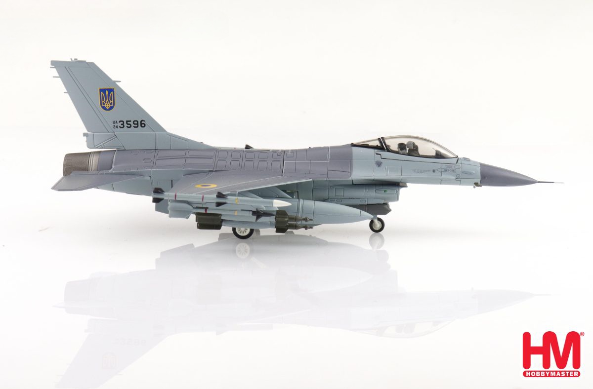 Hobby Master HA38047 Lockheed F-16AM Ukrainian Air Force UA24-3596, Ukraine, August 2024 (with PIDS+ systems) - RRP £97.99