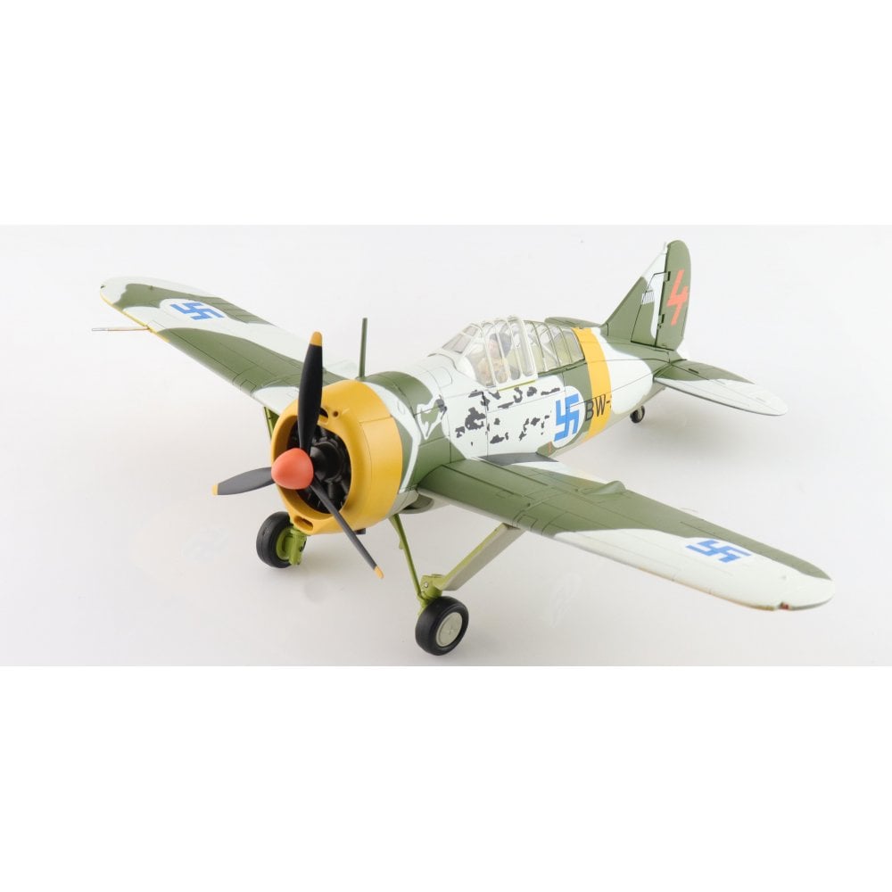 Hobby Master HA7014 Brewster Model 239 "Buffalo" (winter scheme) BW364, 3/LeLv 24, flown by WO Ilmari Juutilainen, March 1942