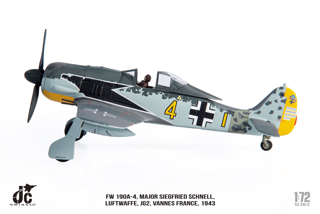 JC Wings JCW72FW190002  FW 190A-4 Major Siegfried Schnell, Luftwaffe, JG2, France 1943  (RRP £59.99)