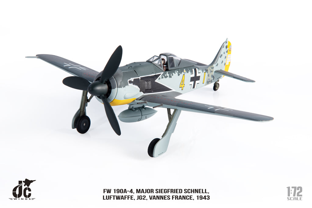 JC Wings JCW72FW190002  FW 190A-4 Major Siegfried Schnell, Luftwaffe, JG2, France 1943  (RRP £59.99)