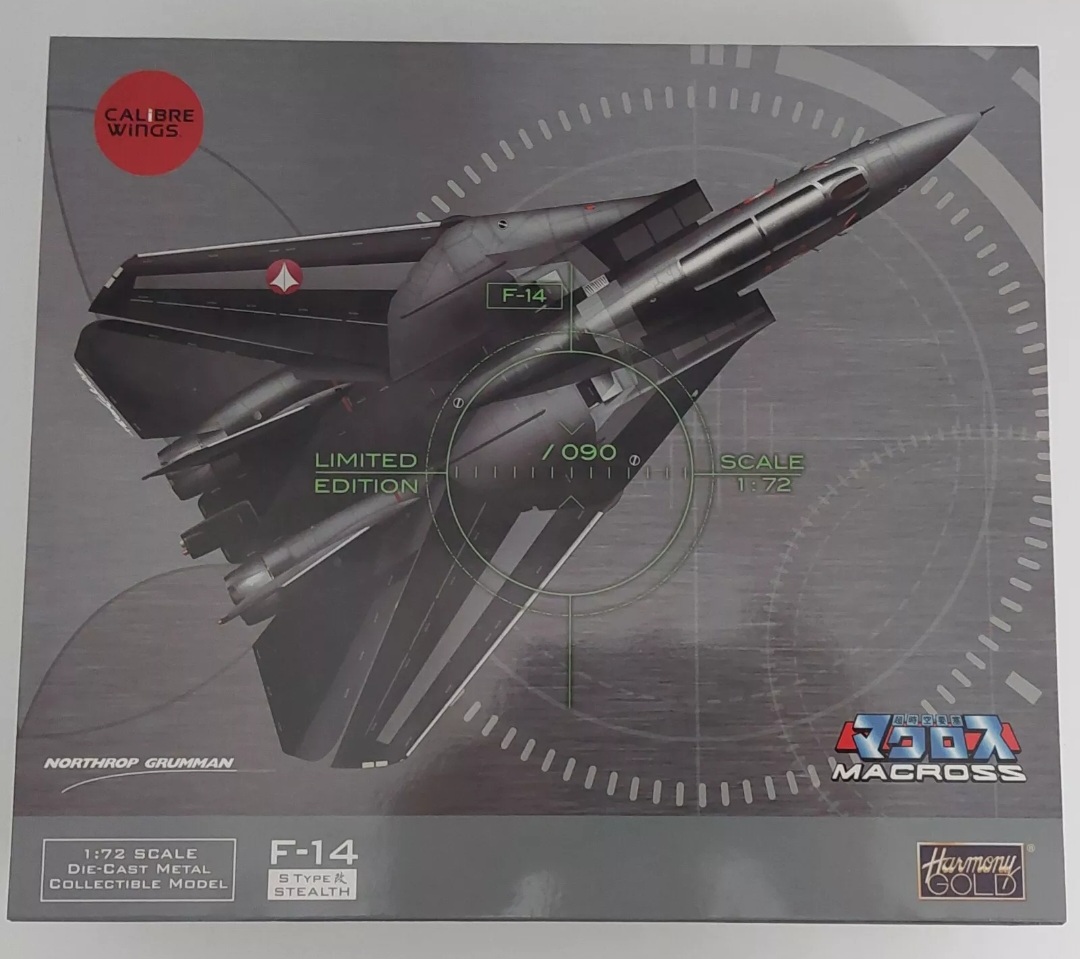 CA72RB14 - Calibre Wings F-14 S Type, KAI Stealth - Macross / Robotech