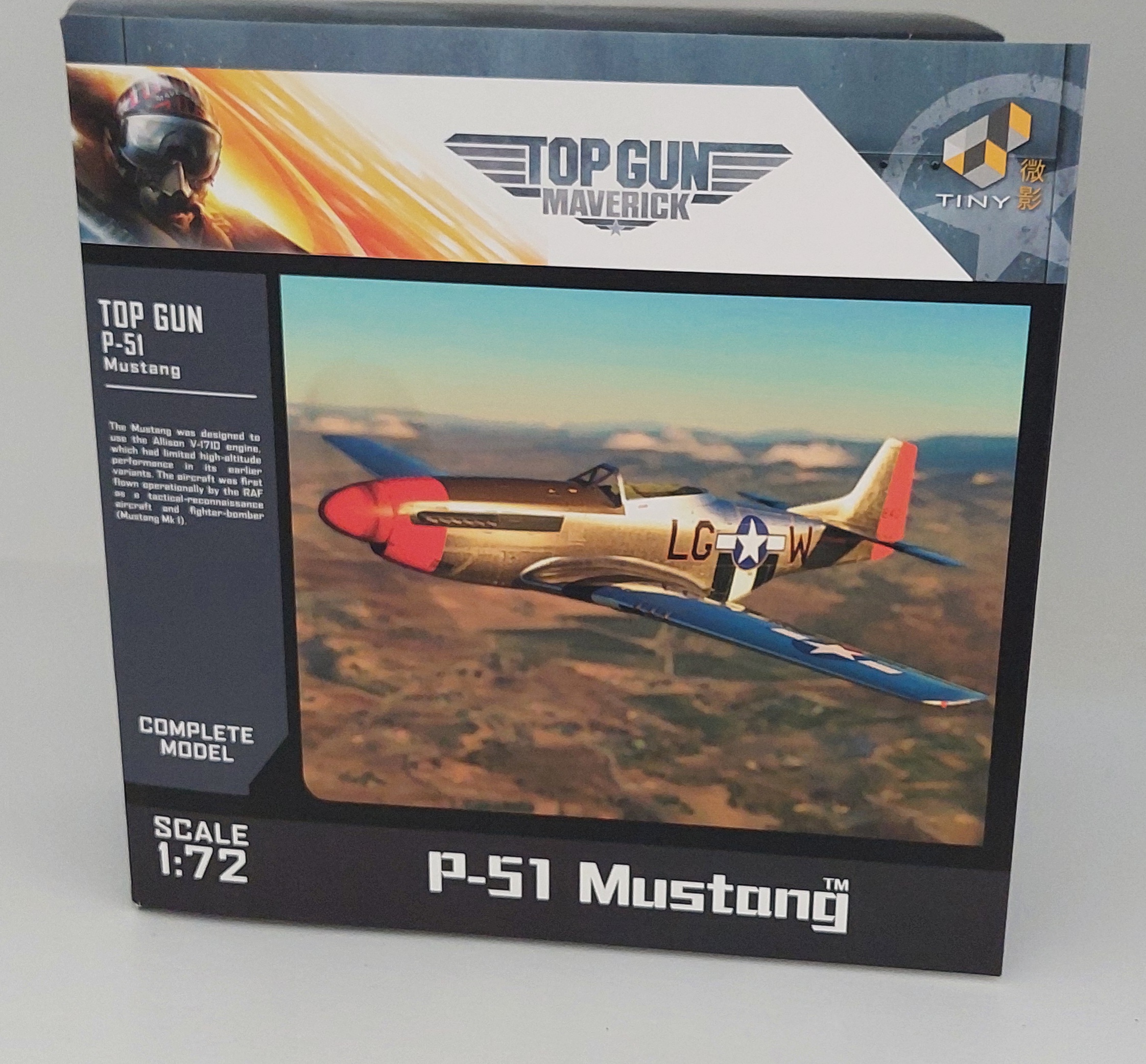 JC Military Wings ATC72008 McDonnell Douglas P-51D Mustang Top Gun 2 2022 - RRP £77.99