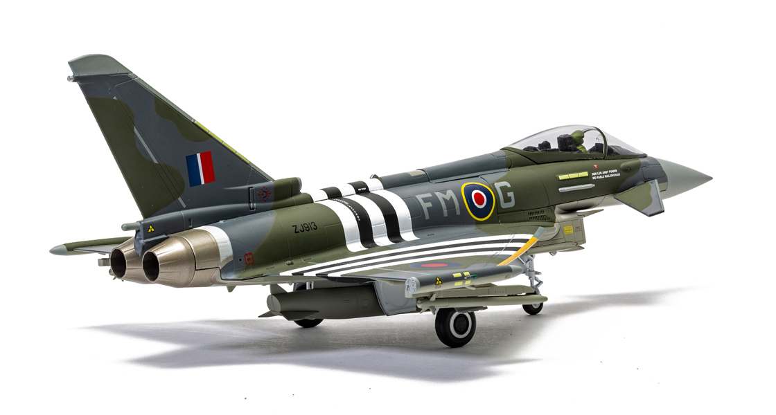 Corgi Aviation Archive AA29004 Eurofighter Typhoon FGR4 ‘Moggy' - RAF No.29 Sqn - 2024 D-Day Anniversary Display Scheme aircraft  RRP £189.99