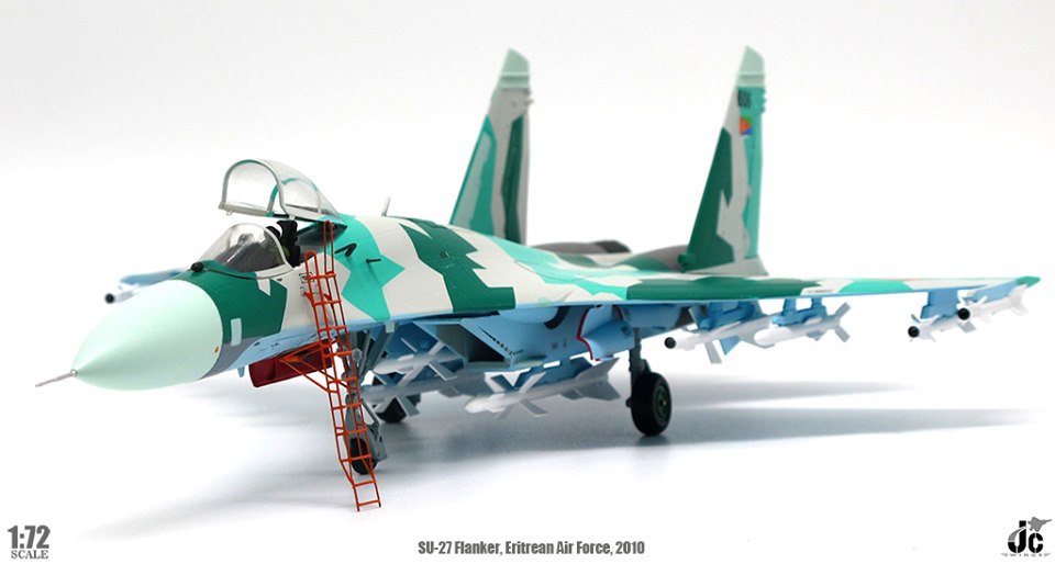 JC Wings JCW72SU27007 Sukhoi Su-27 Flanker Eritrean Air Force 2010 - 1/72 Scale