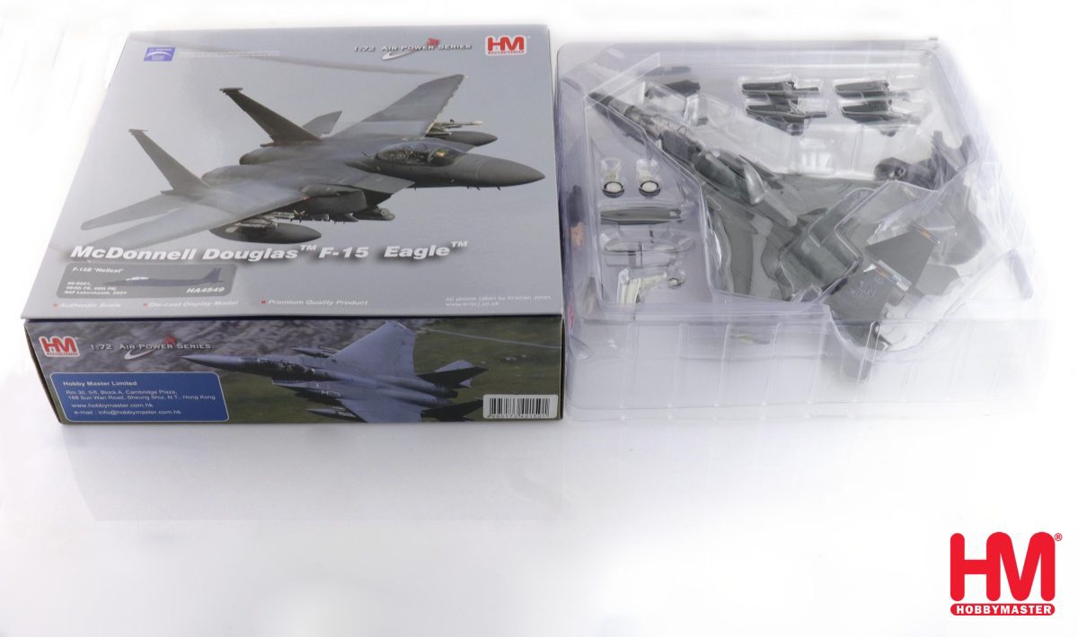 Hobby Master HA4549 F-15E “Hellcat” 96-0201, 494th FS, 48th FW, RAF Lakenheath, 2024 - Price £78.99  (RRP £89.99)