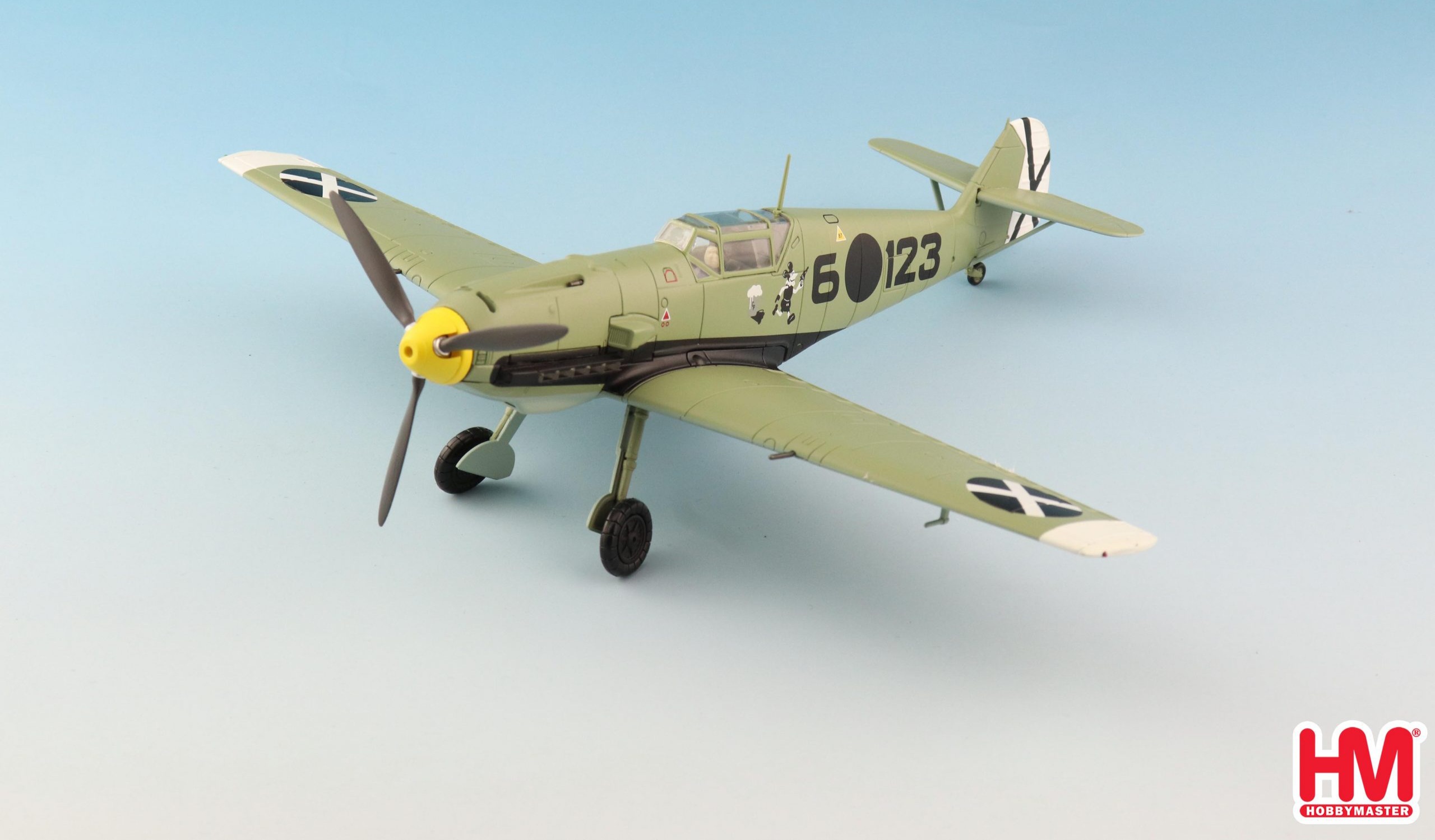 Hobby Master HA8717 Messerschmitt Bf 109E, Luftwaffe 3.J/88 Condor Legion, Hans Schmoller-Haldy, Spain, Spanish Civil War, March 1939