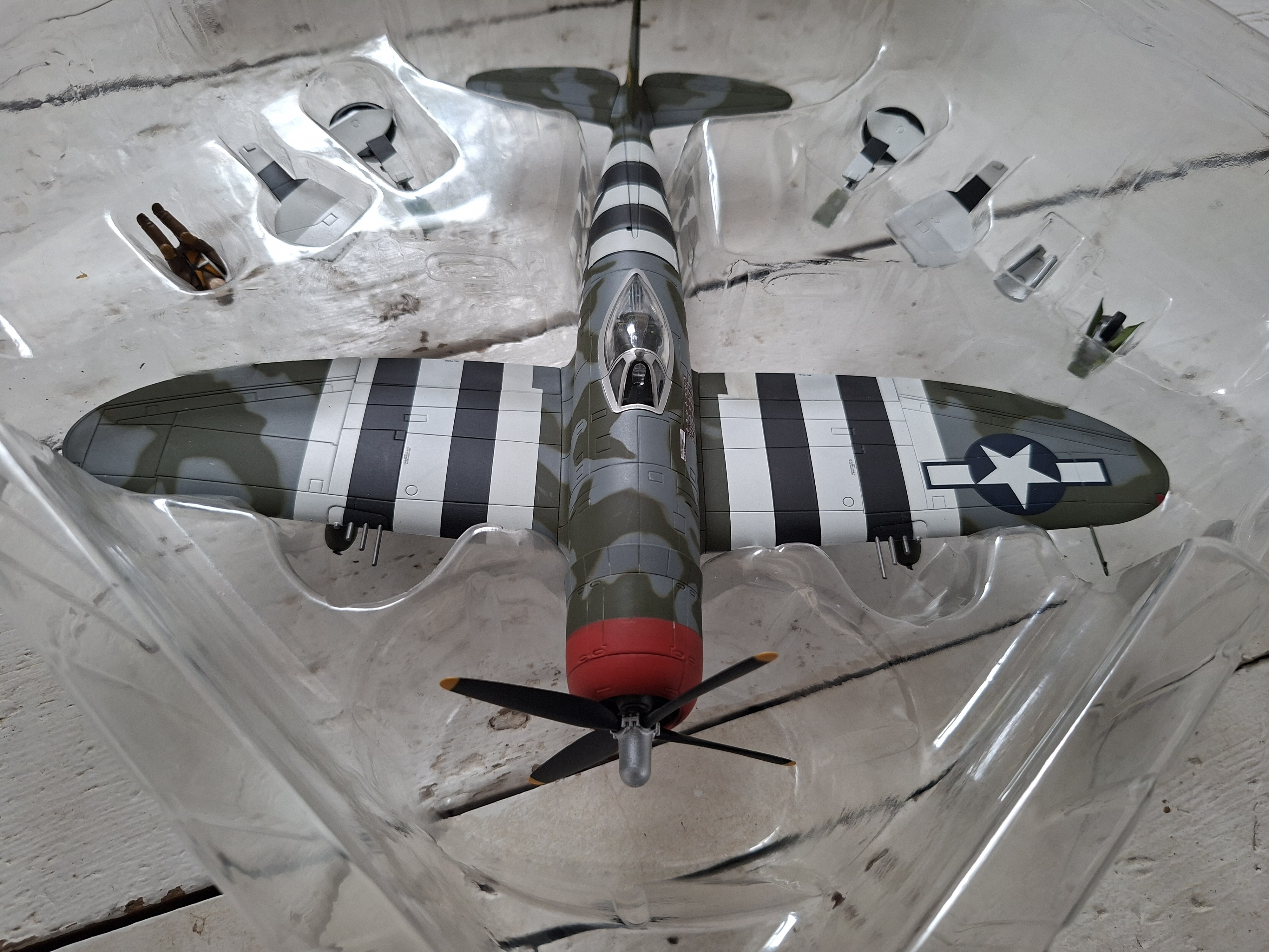 HA8401 P-47 Thunderbolt "42-26418" Lt. Col. Francis S. Gabreski, Col of the 61st FS, Boxted, England, June 20, 1944