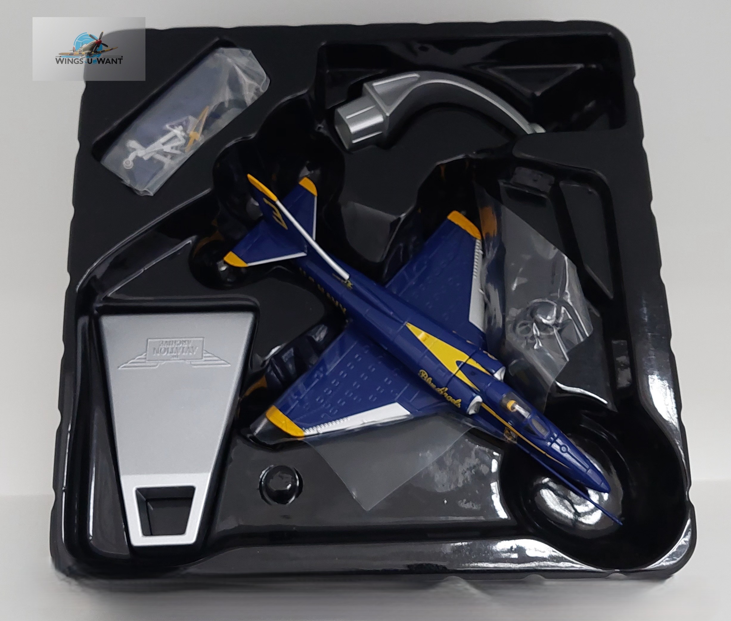 Corgi AA37402  McDonnell-Douglas A-4F Skyhawk U.S. Navy "The Blue Angels" aerobatics team, Pensacola NAS, Florida, 1974 - 85