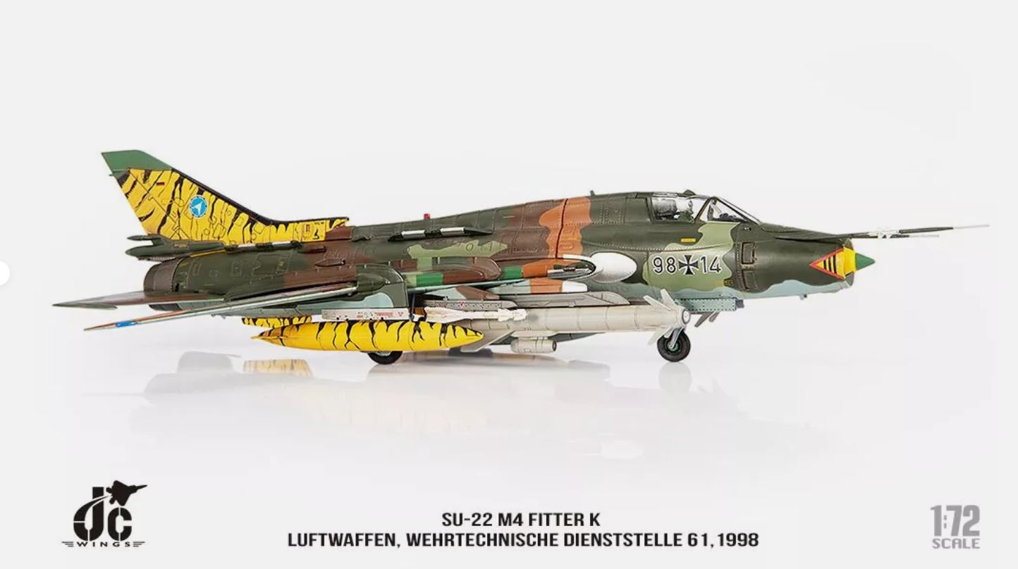 JC Wings Military - JCW72SU20004 SU-22 M4 FITTER K LUFTWAFFEN, WEHRTECHNISCHE DIENSTSTELLE 61, 1998