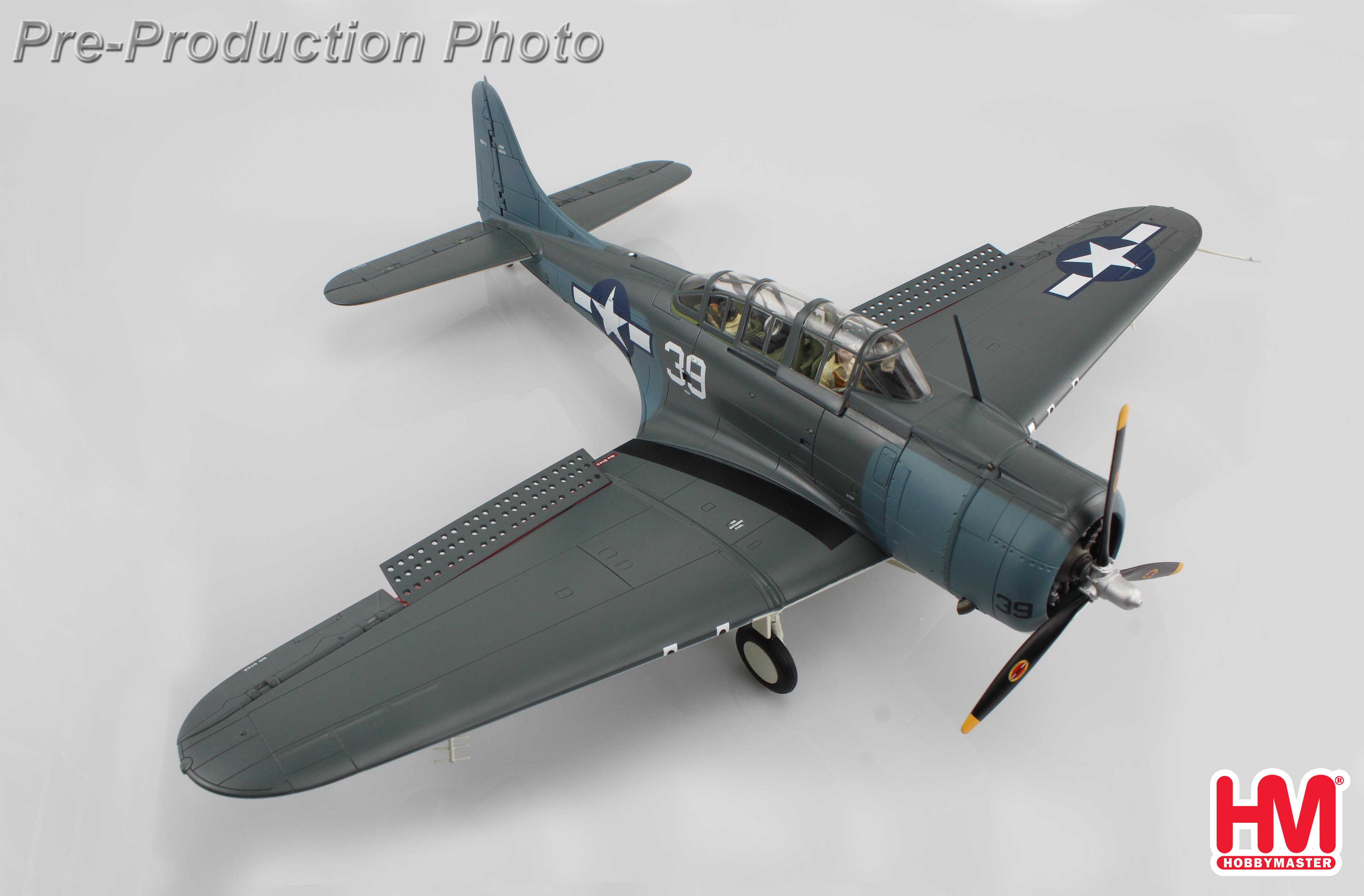 HobbyMaster HA0214 Douglas SBD-5 "Dauntless" White 39, Lt. Cook Cleland, VB-16, USS Lexington, Battle of Philippine Seas, June 1944