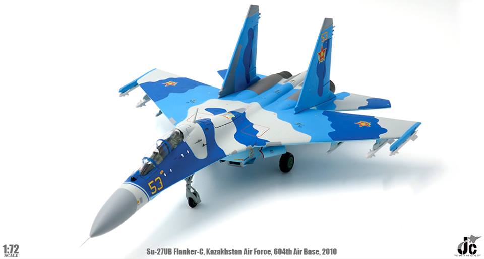 JC Wings Military - JCW72SU27004  Sukhoi Su27U Flanker-C Kazakhstan Air Force 604th Air Base 2010