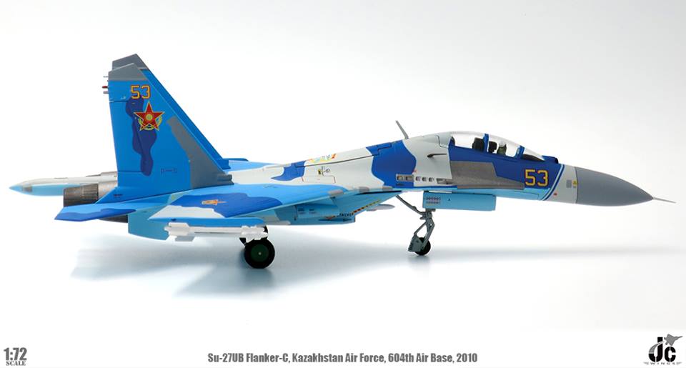 JC Wings Military - JCW72SU27004  Sukhoi Su27U Flanker-C Kazakhstan Air Force 604th Air Base 2010