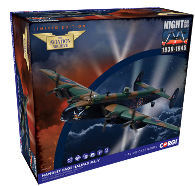 Corgi AA37210 Handley Page Halifax MkV 'London's Revenge / L for Lana' - RCAF No.427 Sqn - RAF Leaming (RRP £189.99)