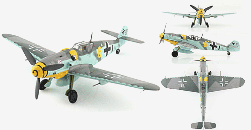Hobby Master HA8752 BF 109G-6 “Yellow 6”, Ofw. Alfred Surau, 9./JG 3, Germany, Sept 1943