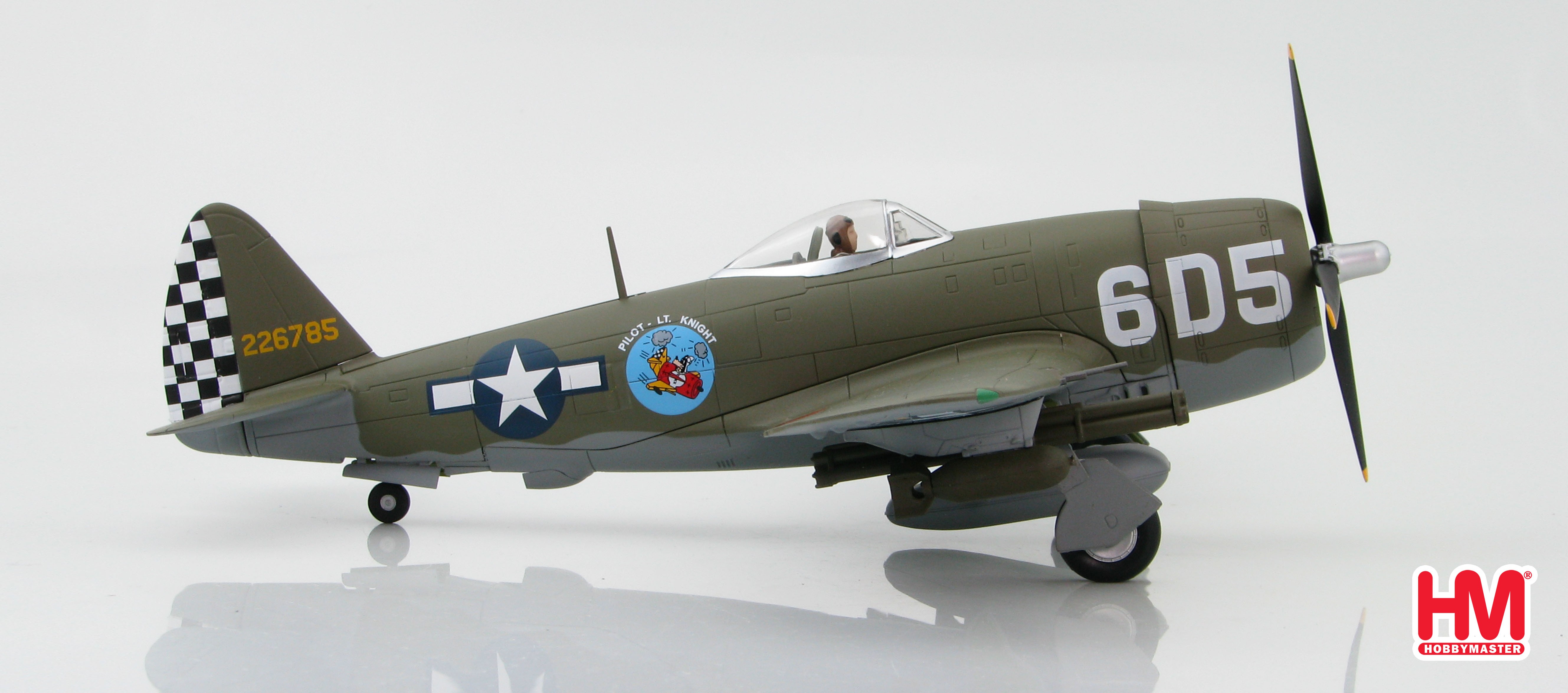 Hobby Master HA8408 P-47D Thunderbolt 226785 "OH JOHNNIE", 1st Lt. Raymond Knight, 346th FS/350th FG, Pisa, Italy, 1945