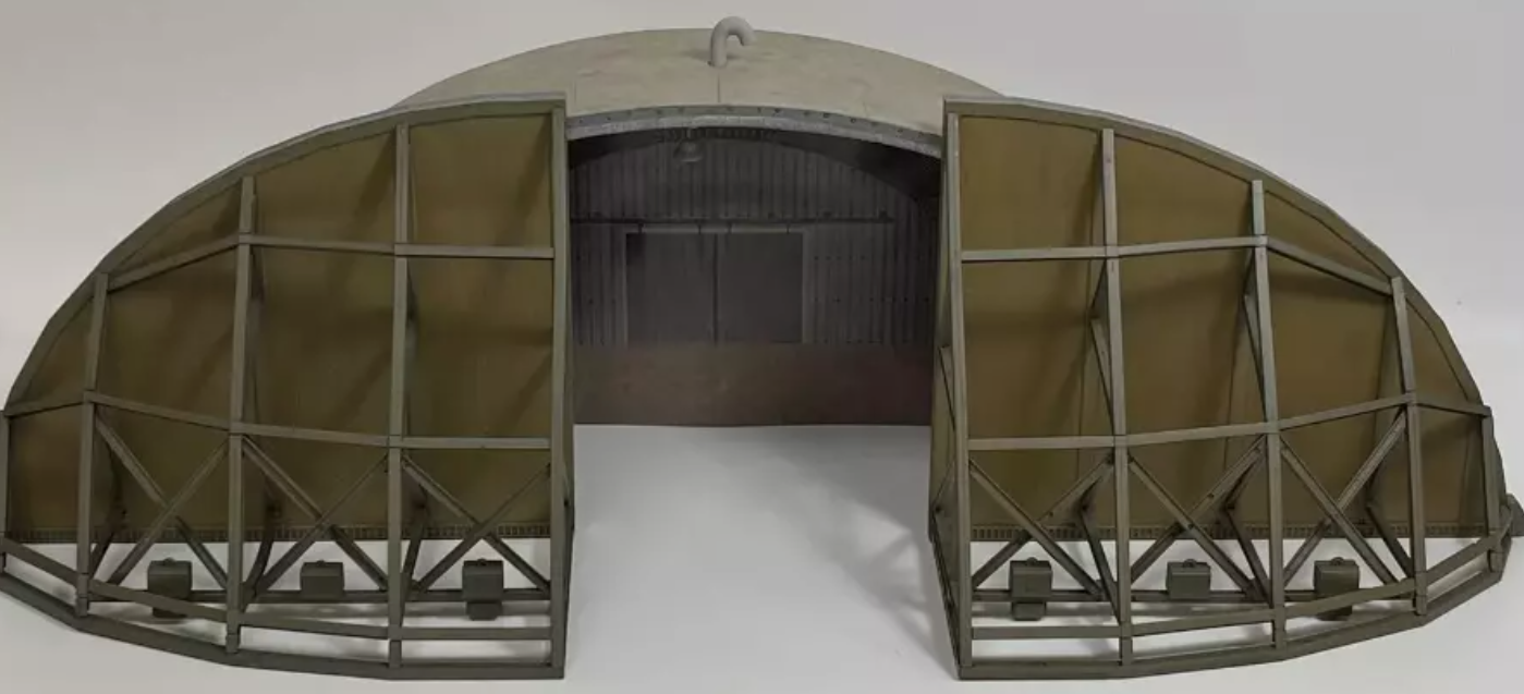 Low Relief Hardened Aircraft Shelter 1:72 Scale - Scenecraft PKSC001 Diorama